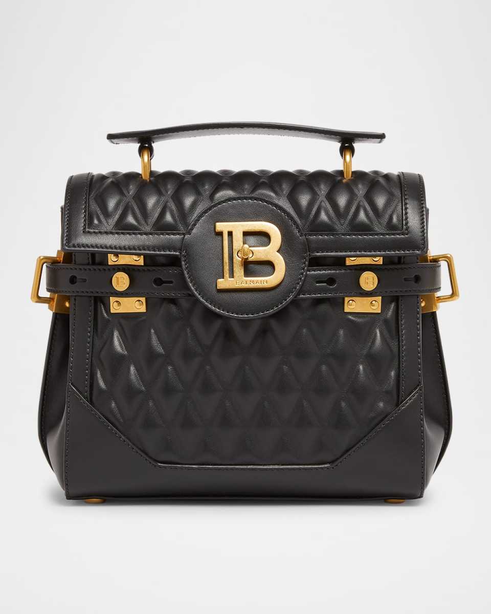 B Buzz 23 Crossbody Bag in Grid Padded Calfskin